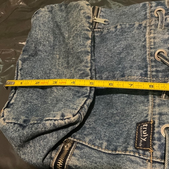 TRULY FASHION  Blue Jean purse ..vintage . - Picture 7 of 9